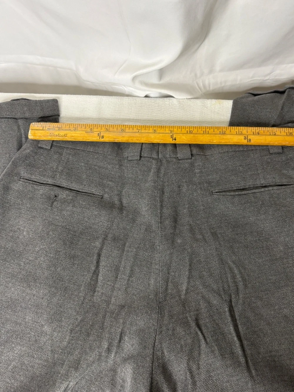 Zacchi Classico Italiana Mens Gray Suit Cashmere Feel USA Versace Like Buttons